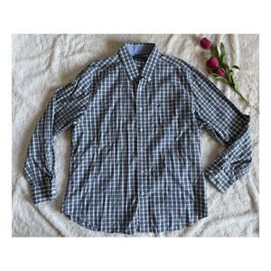 Nautica Plaid Dress Shirt XL